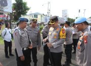 Pemeriksaan Personel Pemegang Senjata Api dinas oleh Kapolres Ketapang