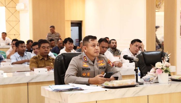 Ikuti Zoom Meeting, Kapolres Ketapang Dukung Percepatan Swasembada Jagung Nasional