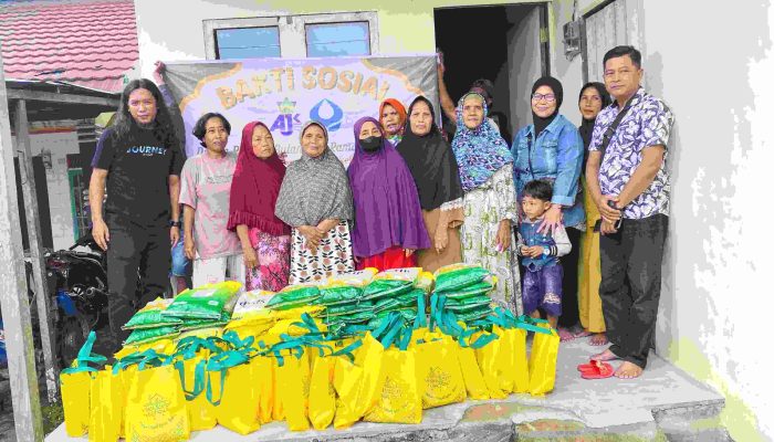 AJK Gandeng Hiswana Migas dan PWI Bagikan 2 Ton Beras ke Masyarakat