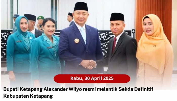 Sekda Resmi Dilantik, Bupati Tegaskan Pentingnya Profesionalisme dan Loyalitas