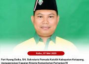 Pemuda Katolik Ketapang Apresiasi Capaian Kinerja Kementerian Pertanian RI