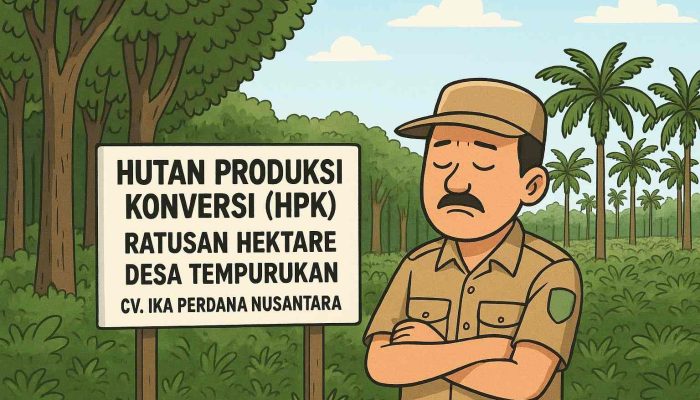 Aktor Penguasaan Ratusan Hektar Kawasan HPK Desa Tempurukan Mencuat