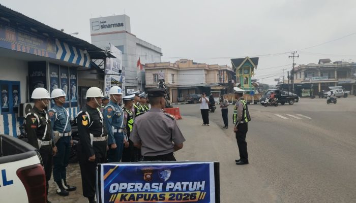 Polres Ketapang Tertibkan Knalpot Brong dalam Operasi Patuh Kapuas 2026