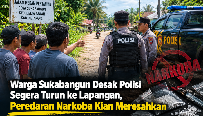 Warga Sukabangun Desak Polisi Segera Turun ke Lapangan, Peredaran Narkoba Kian Meresahkan